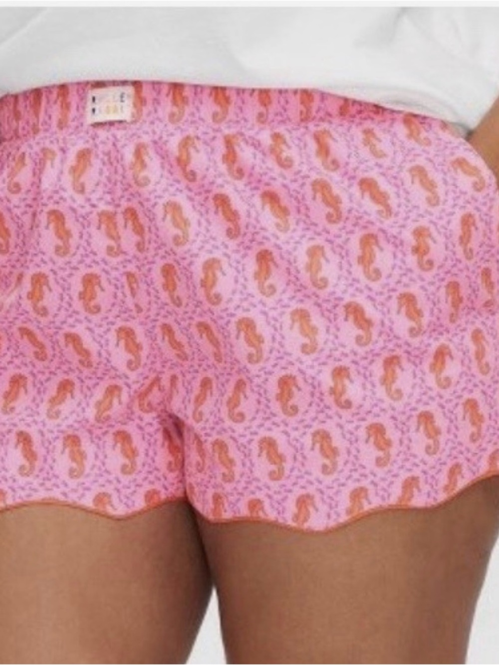 Roller Rabbit x Target Seahorse Poplin Boxer Shorts Women’s M